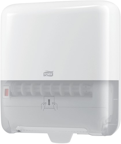 Handdoekroldispenser Tork H1 Elevation Matic wit 1 Stuk-3