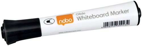 Whiteboardmarker Nobo Glide rond zwart 2mm 1 Stuk