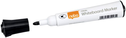 Whiteboardmarker Nobo Glide rond zwart 2mm 1 Stuk-3