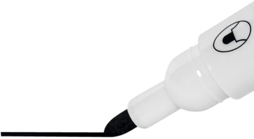 Whiteboardmarker Nobo Glide rond zwart 2mm 1 Stuk-2