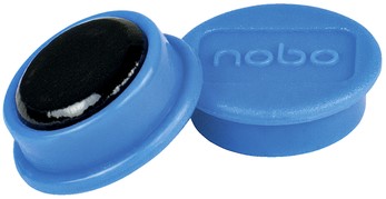 Magneet Nobo 13mm blauw 10 stuks 10 Stuk-3