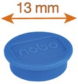 Magneet Nobo 13mm blauw 10 stuks 10 Stuk-1
