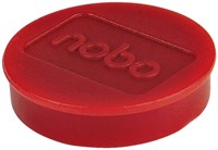 Magneet Nobo 32mm rood 10 stuks 10 Stuk
