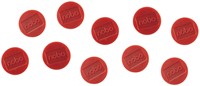 Magneet Nobo 32mm rood 10 stuks 10 Stuk-2