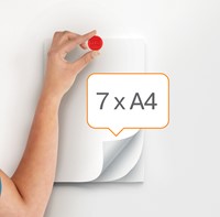 Magneet Nobo 32mm rood 10 stuks 10 Stuk-2