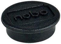 Magneet Nobo 13mm zwart 10 stuks 10 Stuk