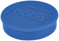 Magneet Nobo 32mm blauw 10 stuks 10 Stuk