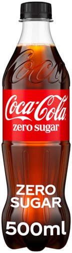 Frisdrank Coca Cola zero petfles 500ml