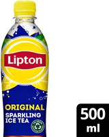 Frisdrank Lipton Ice tea sparkling petfles 500ml 500 Milliliter