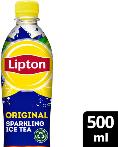 Frisdrank Lipton Ice tea sparkling petfles 500ml 500 Milliliter