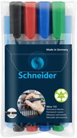Viltstift Schneider Maxx 133 schuin 1-4mm assorti 4 Stuk