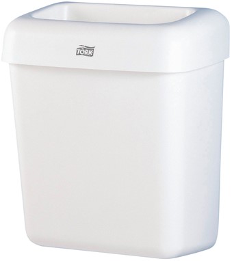 Afvalbak Tork B2 open inworp 20 liter wit 1 Stuk