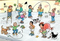 Puzzel JvH Junior Speelkwartiertje 240st 1 Doos-1