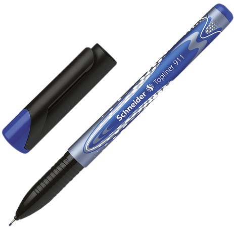 Fineliner Schneider Topliner 911 0.4mm blauw 1 Stuk-3