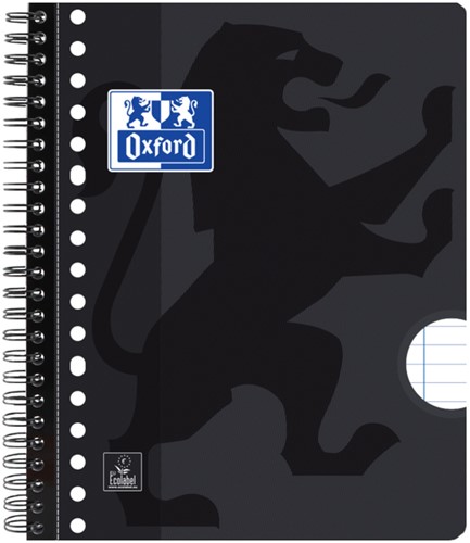 Collegeblk Oxf School A5+ ln 17gaats 160pag zwart 1 Stuk