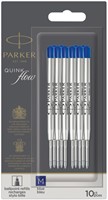 Balpenvulling Parker Quinkflow M 10st blauw 10 Stuk