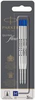 Balpenvulling Parker Quinkflow M 3st blauw 3 Stuk