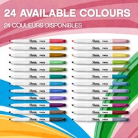 Markeerstift Sharpie S-note 12st assorti 12 Stuk-5