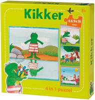 Puzzel De Wereld van Kikker 4 in 1 1 Doos