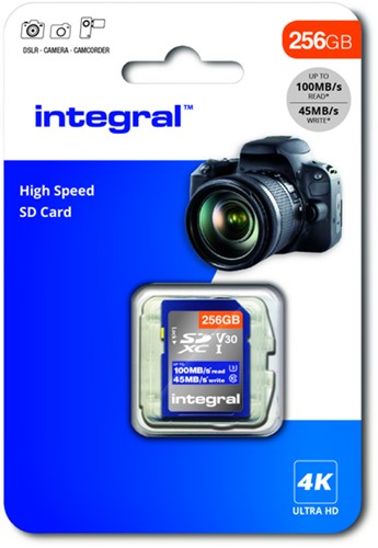 Geheugenkaart Integral SDHC-XC 256GB 1 Stuk-2