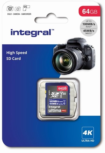 Geheugenkaart Integral SDHC-XC 64GB 1 Stuk-2