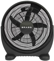 Vloerventilator BRASQ Ø 50cm zwart