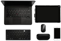 Toetsenbord Kensington dual drdls compact zwart 1 Stuk-2