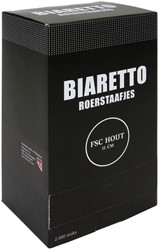 Roerstaafjes Biaretto hout 11cm 2000 stuks 2000 Stuk