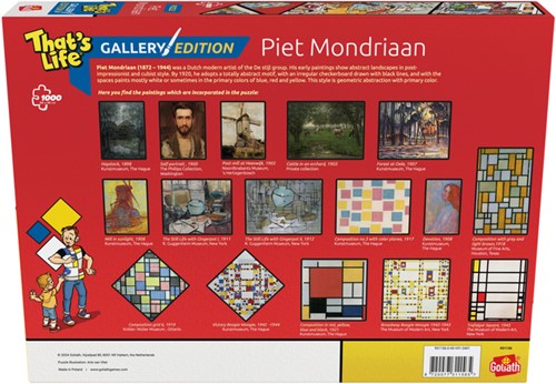 Puzzel Mondriaan 1000 st 1 Doos-3