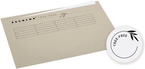 Vouwmap Djois Tree-Free A4 ongelijk 226gr beige 1 Stuk