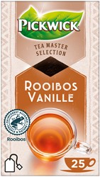 Thee Pickwick Master Selection rooibos vanille 25 Stuk