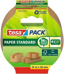 Verpakkingstape tesapack Standaard eco 25mx38mm br 1 Rol