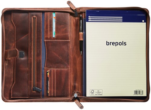 Schrijfmap Maverick Original A4 rits schrijfblk br 1 Doos-2