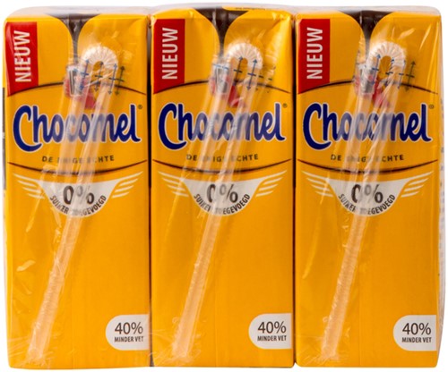 Chocolademelk Chocomel 0 toegevoegd suiker 20cl 6 Stuk