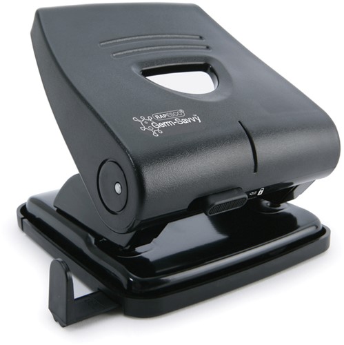 Perforator Rapesco Germ-Savvy 827-P 2gaats zwart 1 Stuk