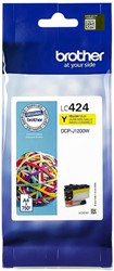 Inktcartridge Brother LC-424Y geel 1 Stuk
