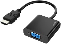 Adapter Hama HDMI-VGA zwart 1 Stuk