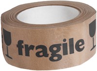 Waarschuwingstape IEZZY 50mmx50m gerecycled papier 1 Rol