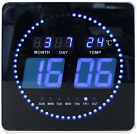 Wandklok Unilux Flo led 28cmx28cm 1 Stuk