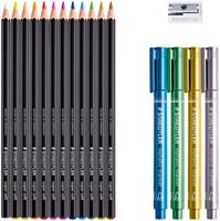 Kleurpotloden Staedtler black and white 17dlg 17 Stuk-2