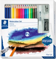 Kleurpotloden Staedtler watercolor aquarel 18dlg 18 Stuk
