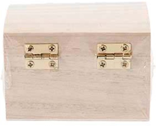 Schatkist Creativ Company 8x6x4.5cm hout 1 Stuk-2