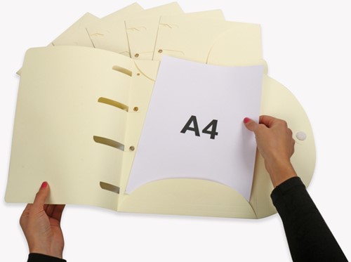 Smartfolder geperforeerde opbergmappen A4 be 6st 6 Stuk-2