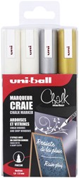 Krijtstift Uni-ball rond 1.8-2.5mm assorti 4 Stuk