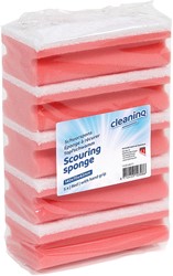 Schuurspons Cleaninq met greep 140x70x42mm 5st 5 Stuk