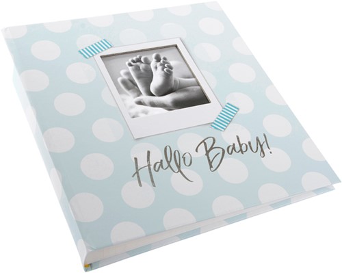 Babyfotoalbum Hallo Baby mint/blue 1 PAK