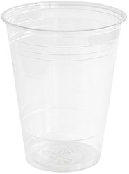 Beker IEZZY 300ml pet transparant 50 Stuk