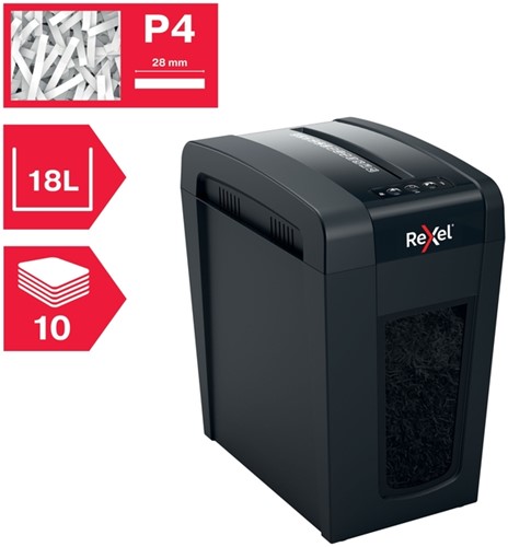 Papiervernietiger Rexel Secure X10-SL snippers 4x40mm-13