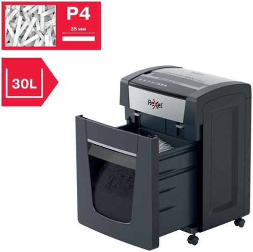 Papiervernietiger Rexel Momentum P420+ snippers 4x35mm-13