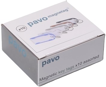 Sleutellabel Pavo magnetisch assorti 10 Stuk-3